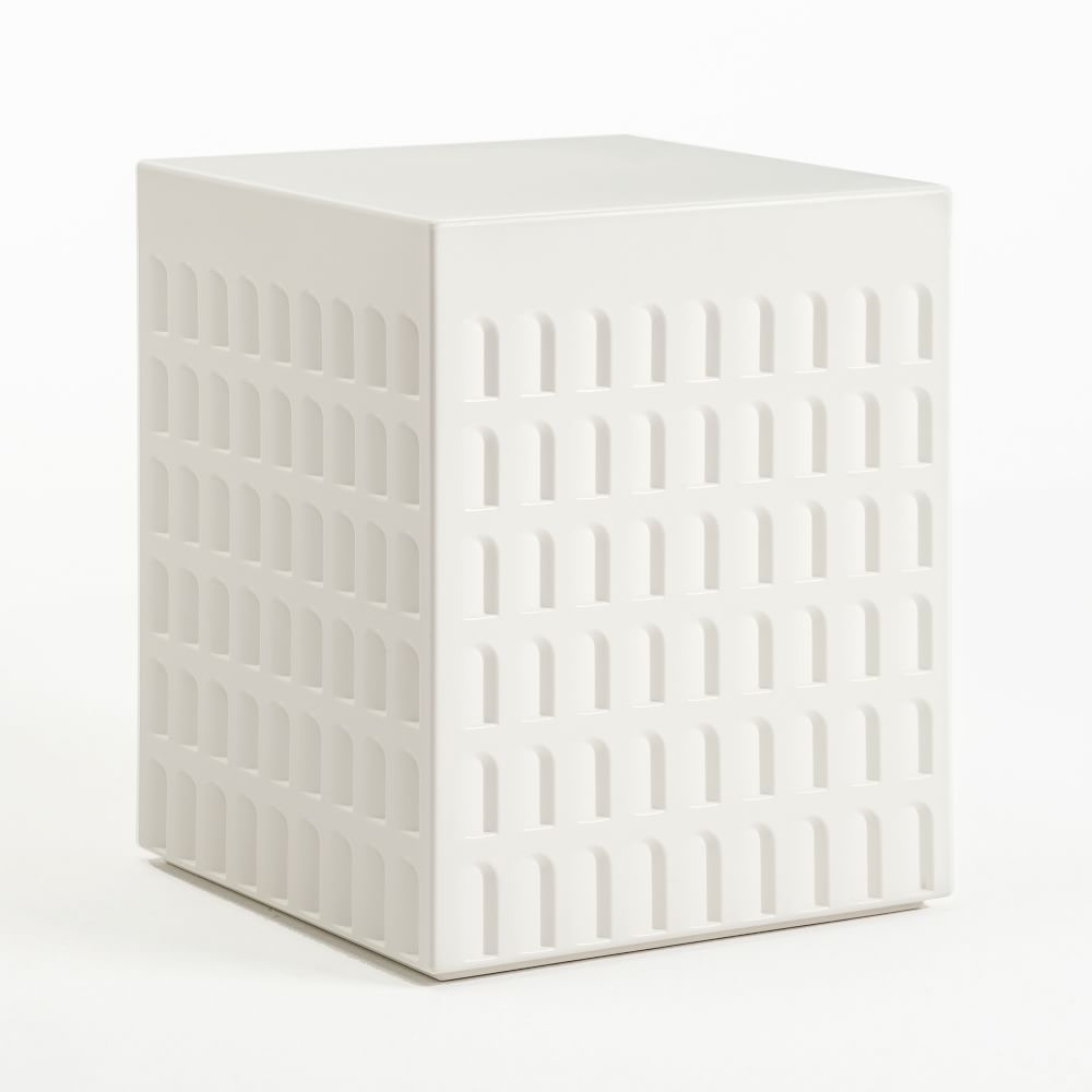 Kartell Eur Side Table, Thermoplastic, White - Image 0