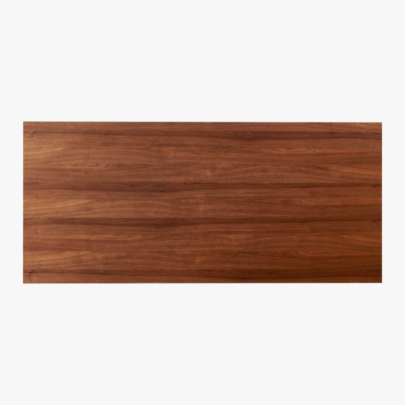 Harper Brass Dining Table with Walnut Top - Image 5