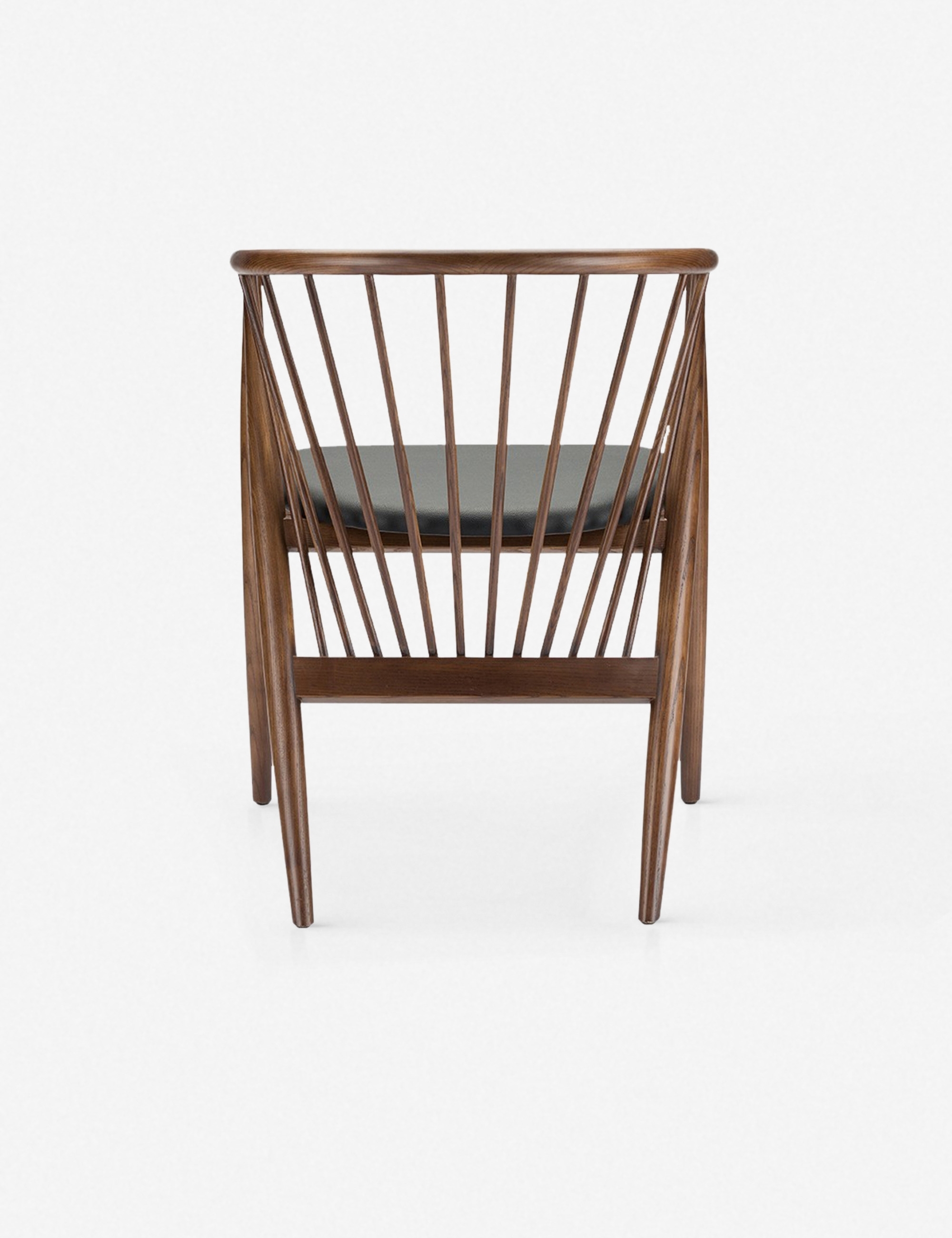 Copley Dining Chair, Walnut and Black - Image 5