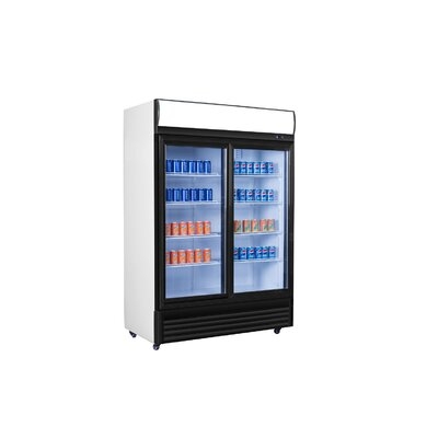 Nsf 31 Cu. Ft Two Slding Glass Door Refrigerator - Image 0