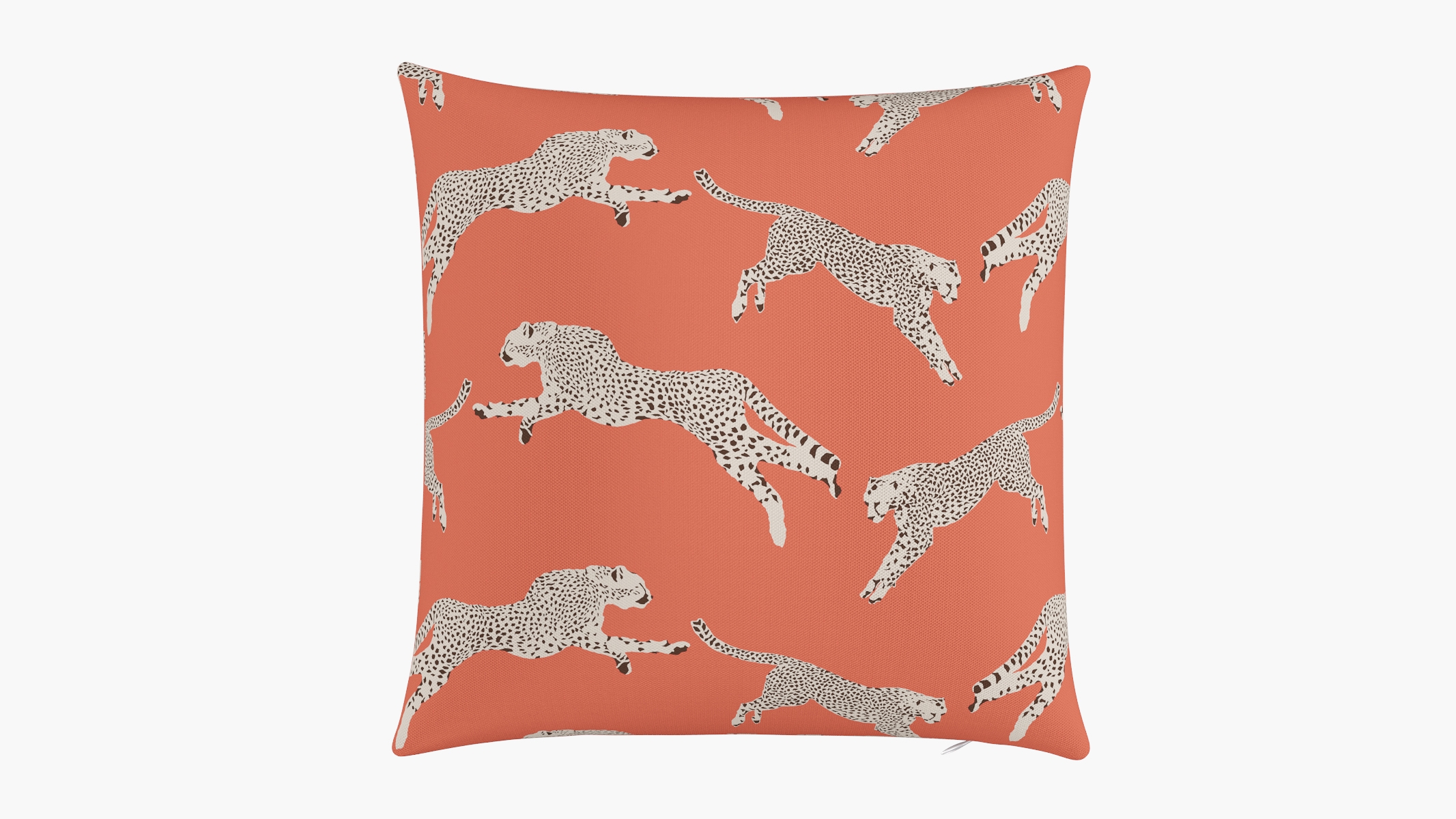 Throw Pillow 20", Henna Cheetah, 20" x 20" - Image 0