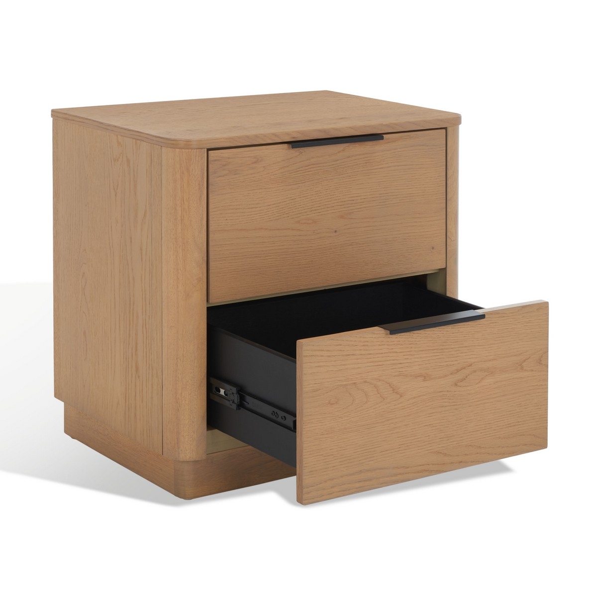 Gabrietta 2 Drawer Wood Nightstand - Natural - Image 7