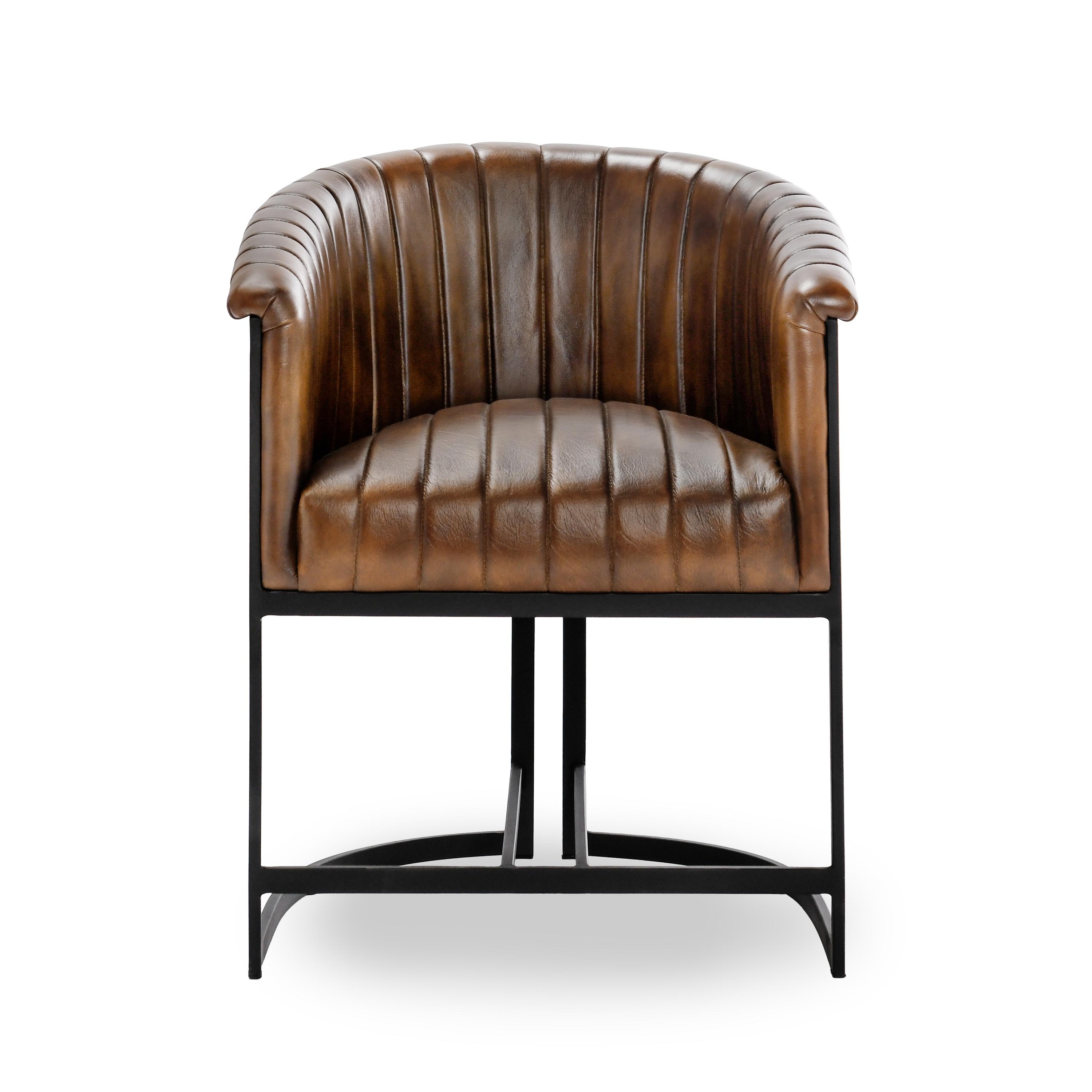 Seville Dining Chair Rustic Brown - Image 1