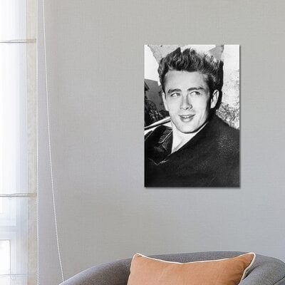 James Dean (1931-1955) - Wrapped Canvas Photograph Print - Image 0