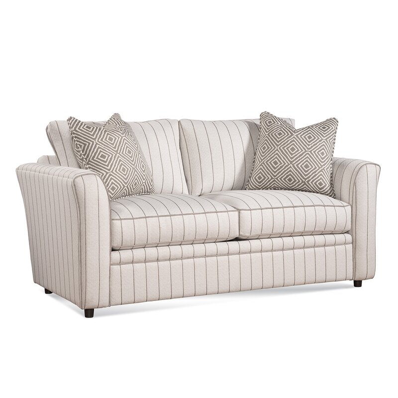 Braxton Culler Northfield 62"" Flared Arm Loveseat with Reversible Cushions - Image 0