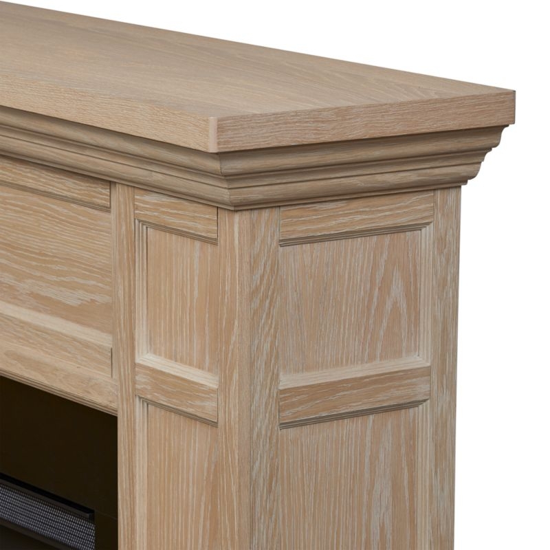 Winsome Light Wood Electric Fireplace 75" - Image 6