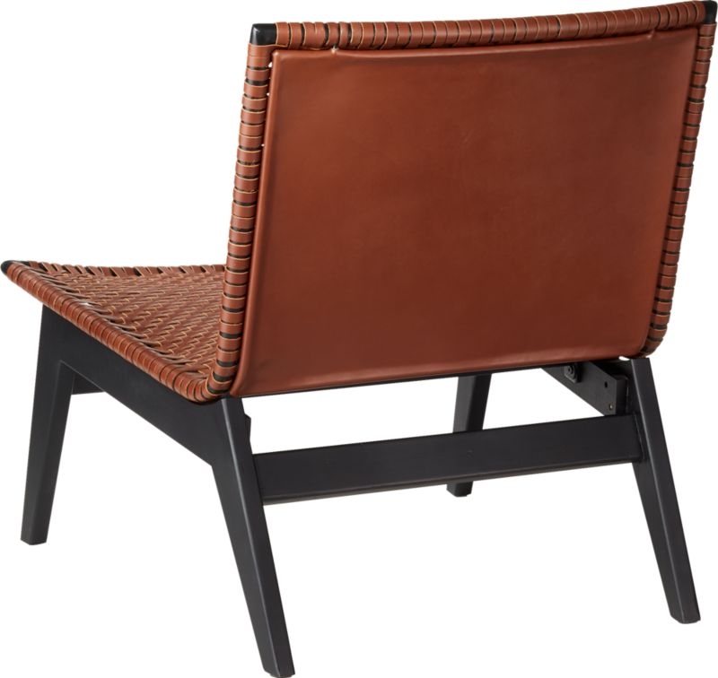 Morada Leather Weave Chair - Image 7