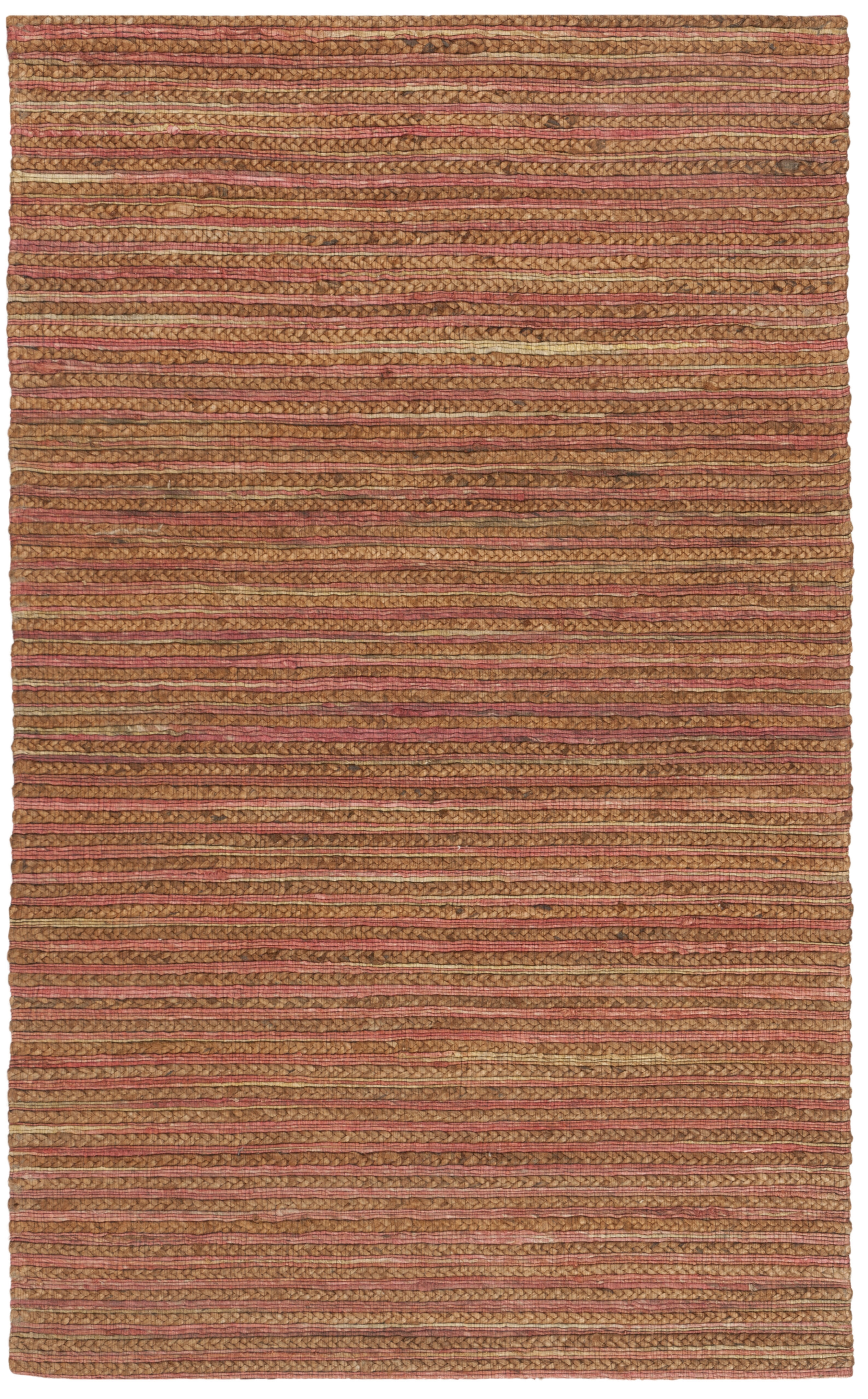 Arlo Home Hand Woven Area Rug, CAP503C, Rust,  4' X 6' - Image 0