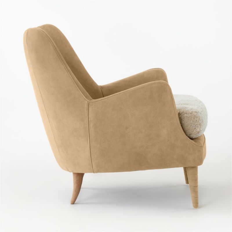 Jed Suede/Shearling Chair - Image 3
