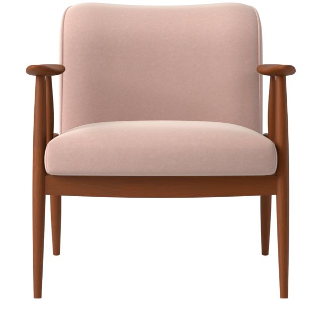 Troubadour Dale Blush Wood Frame Chair - Image 0