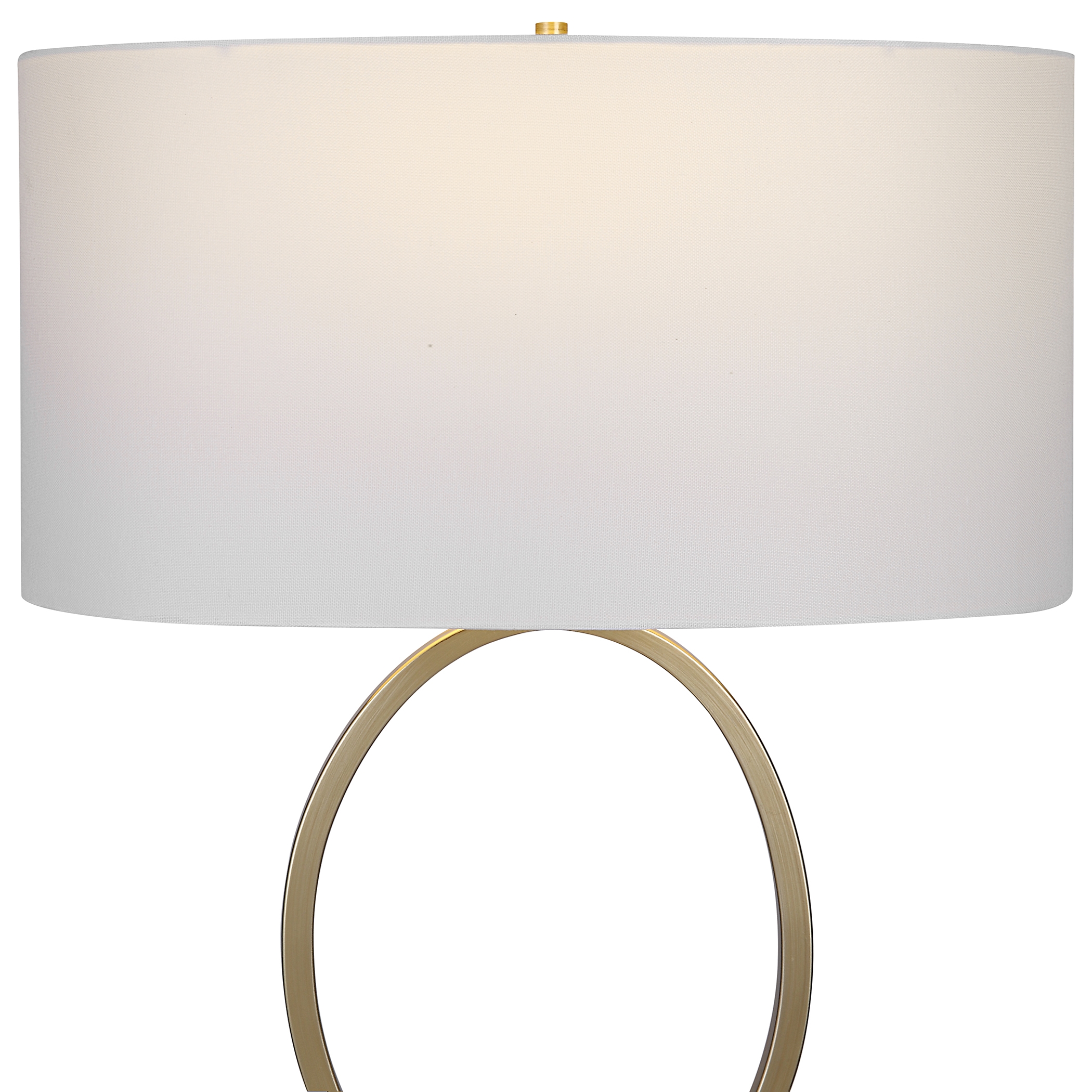 Oval Table Lamp, Gold - Image 5