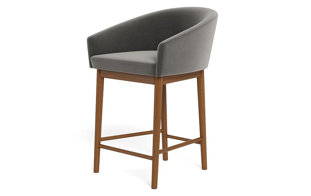 Destin Wood Framed Upholstered Stool - Image 2