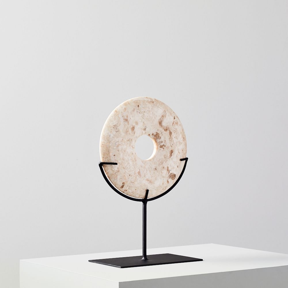 Marble Disc on Stand, Small - Image 0