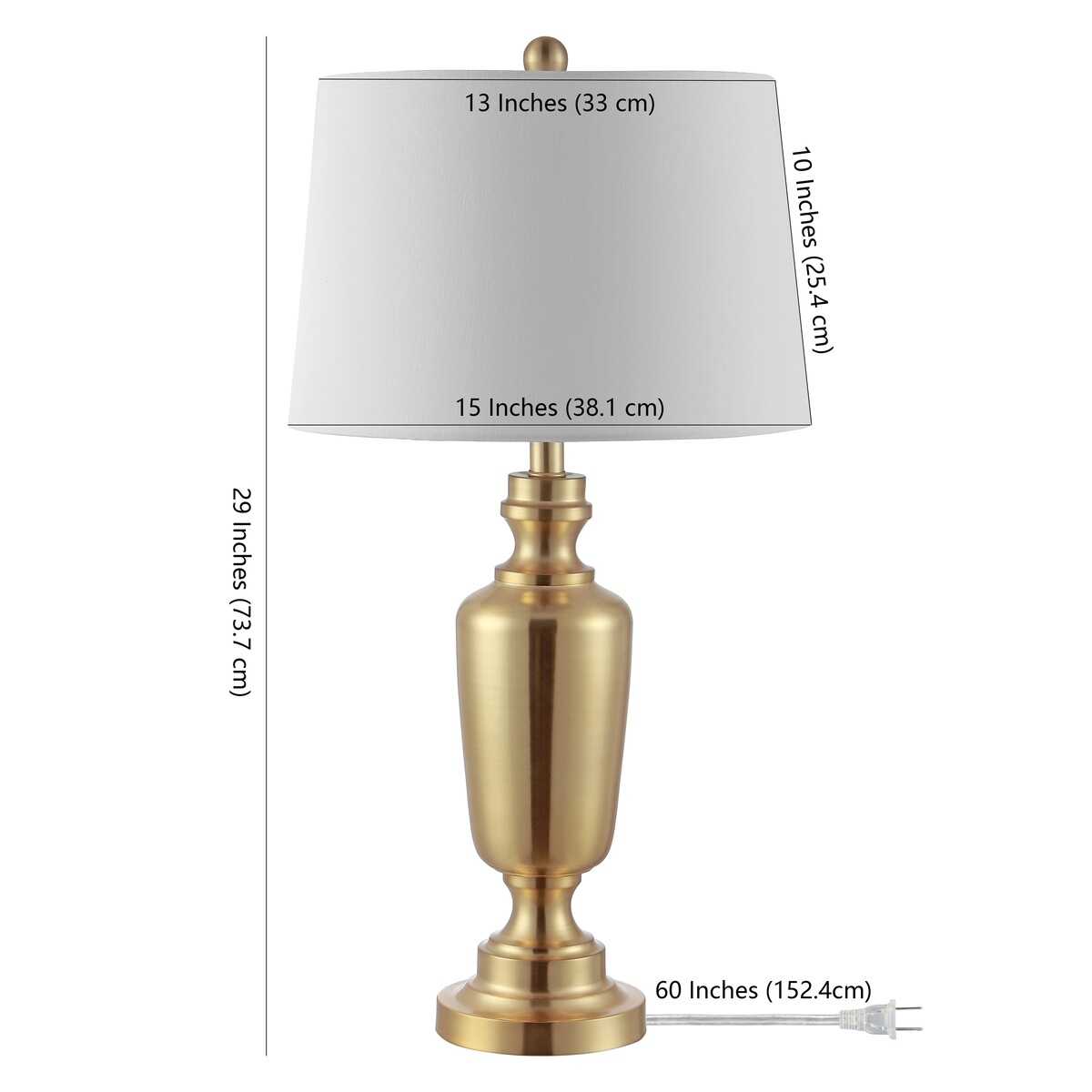 Ezra 29" Table Lamp - Brass - Safavieh - Image 4
