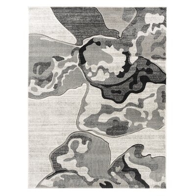 Alturas Abstract Silver Area Rug - Image 0