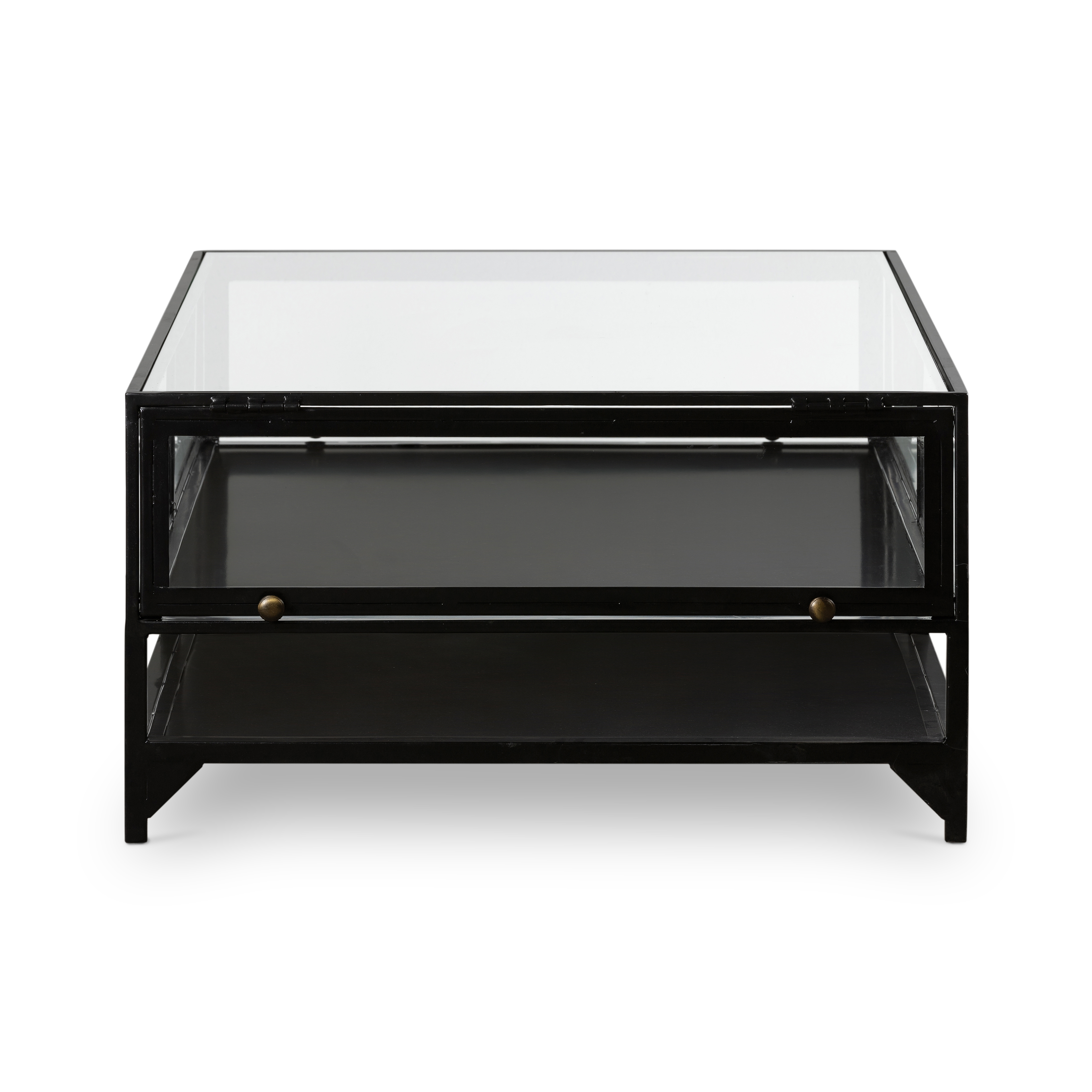 Shadow Box Coffee Table - Tempered Glass - Image 6
