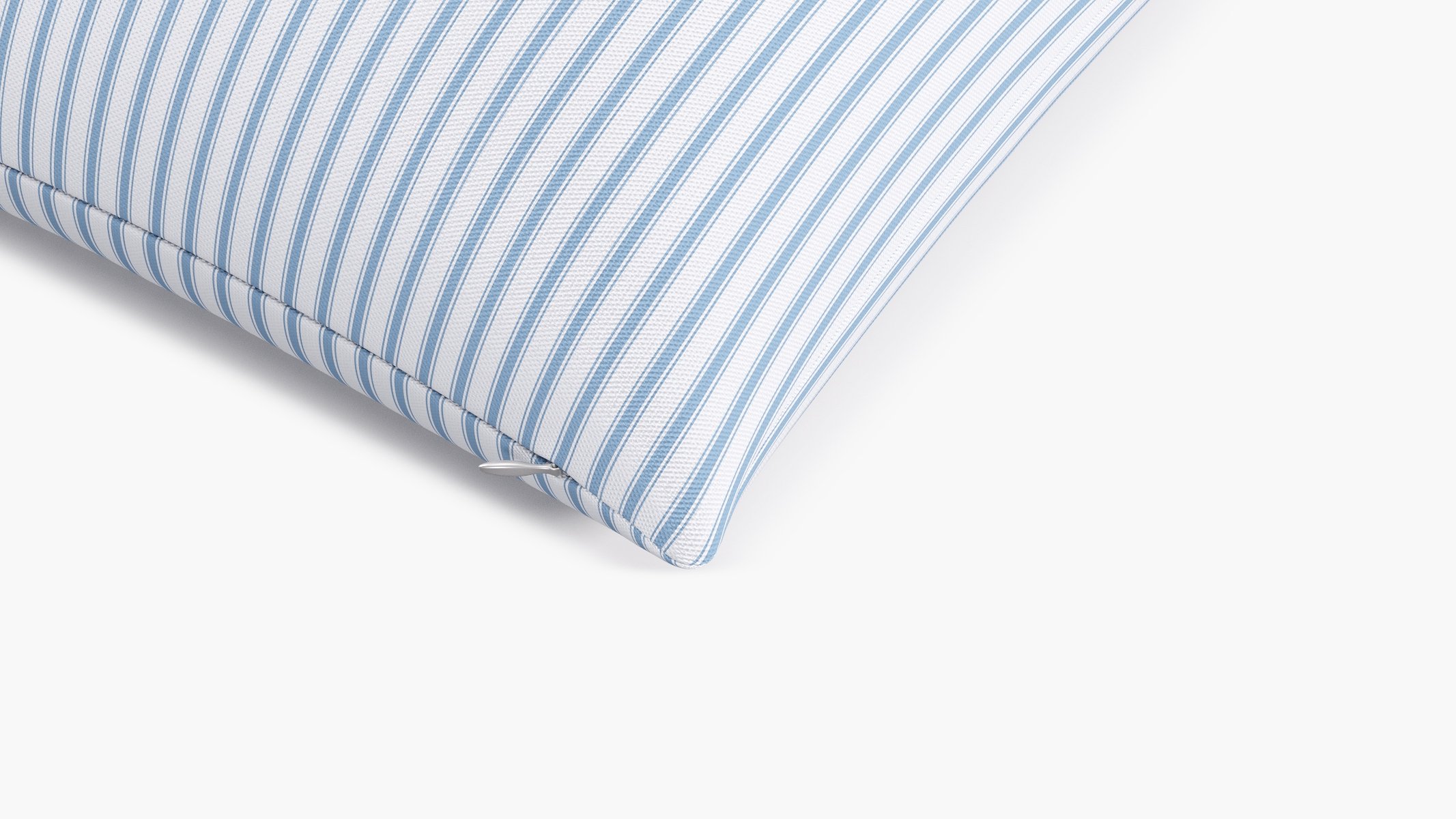 Ticking Stripe Throw Pillow - 20" x 20" - Image 1