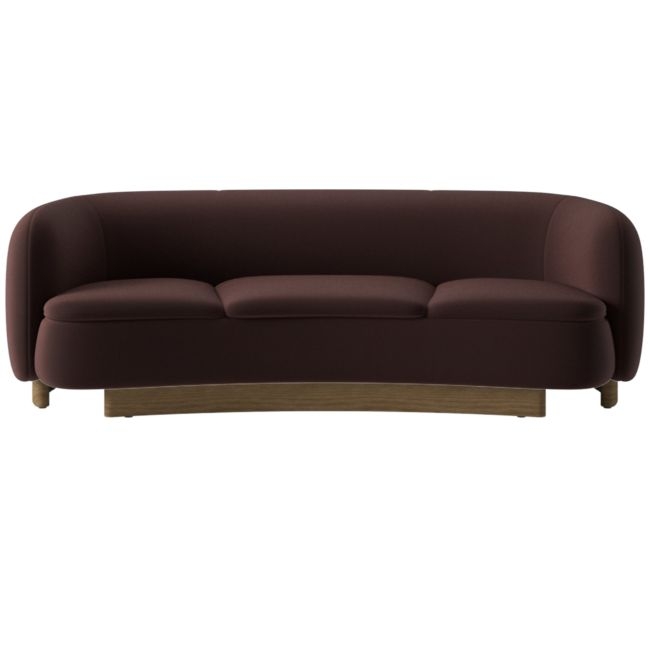 Muir Curved Sofa Luca Espresso by Lawson-Fenning - Image 0