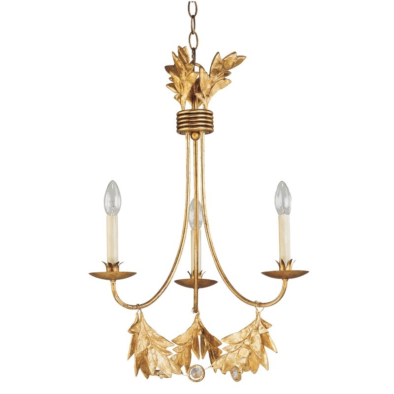 Sweet Olive 3-Light Candle Style Classic / Traditional Chandelier - Image 0