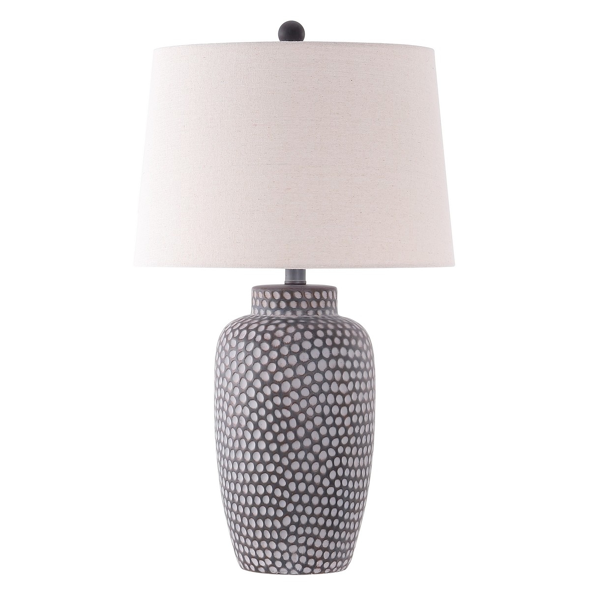 Jerlen 26" Table Lamp - Brown/White - Image 0