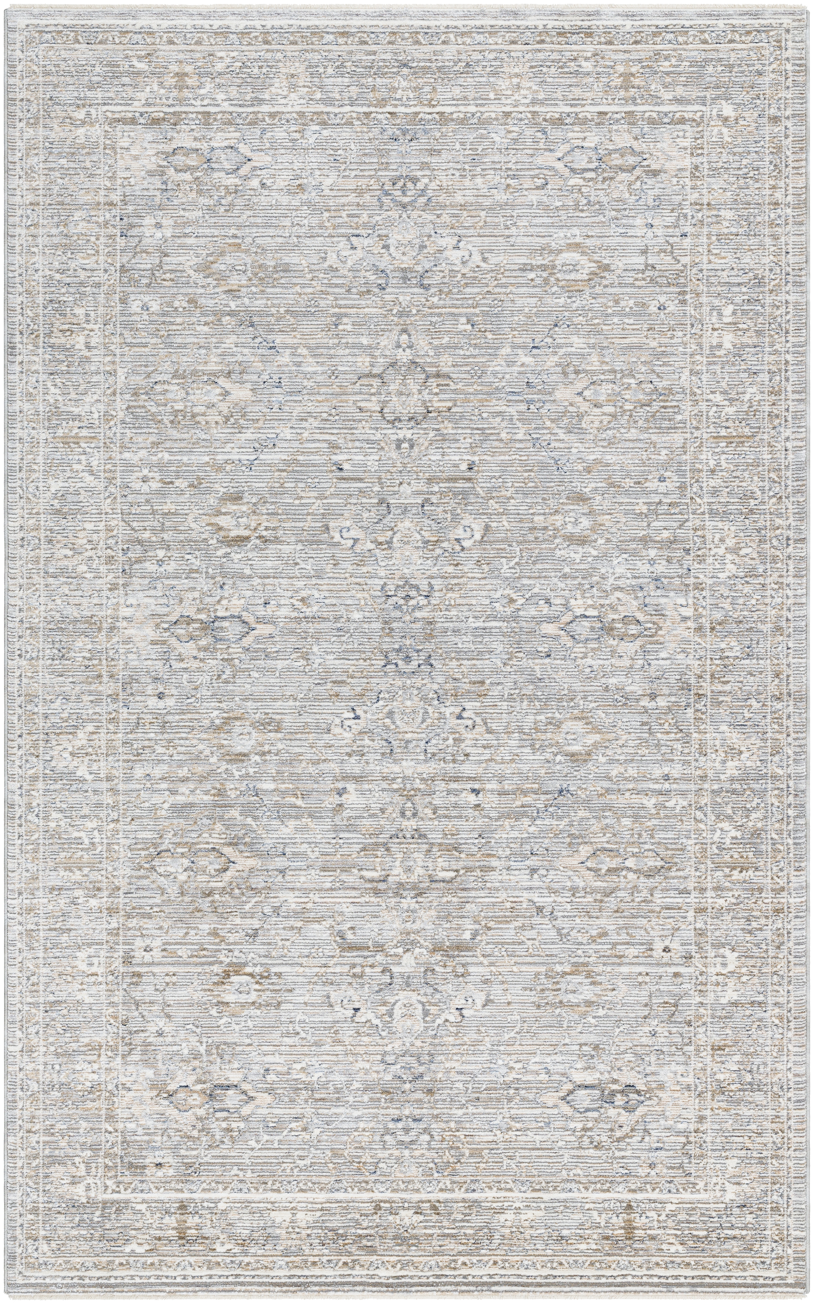 Presidential Gray Indoor 2' x 3'3" Machine Woven Rug - Image 0