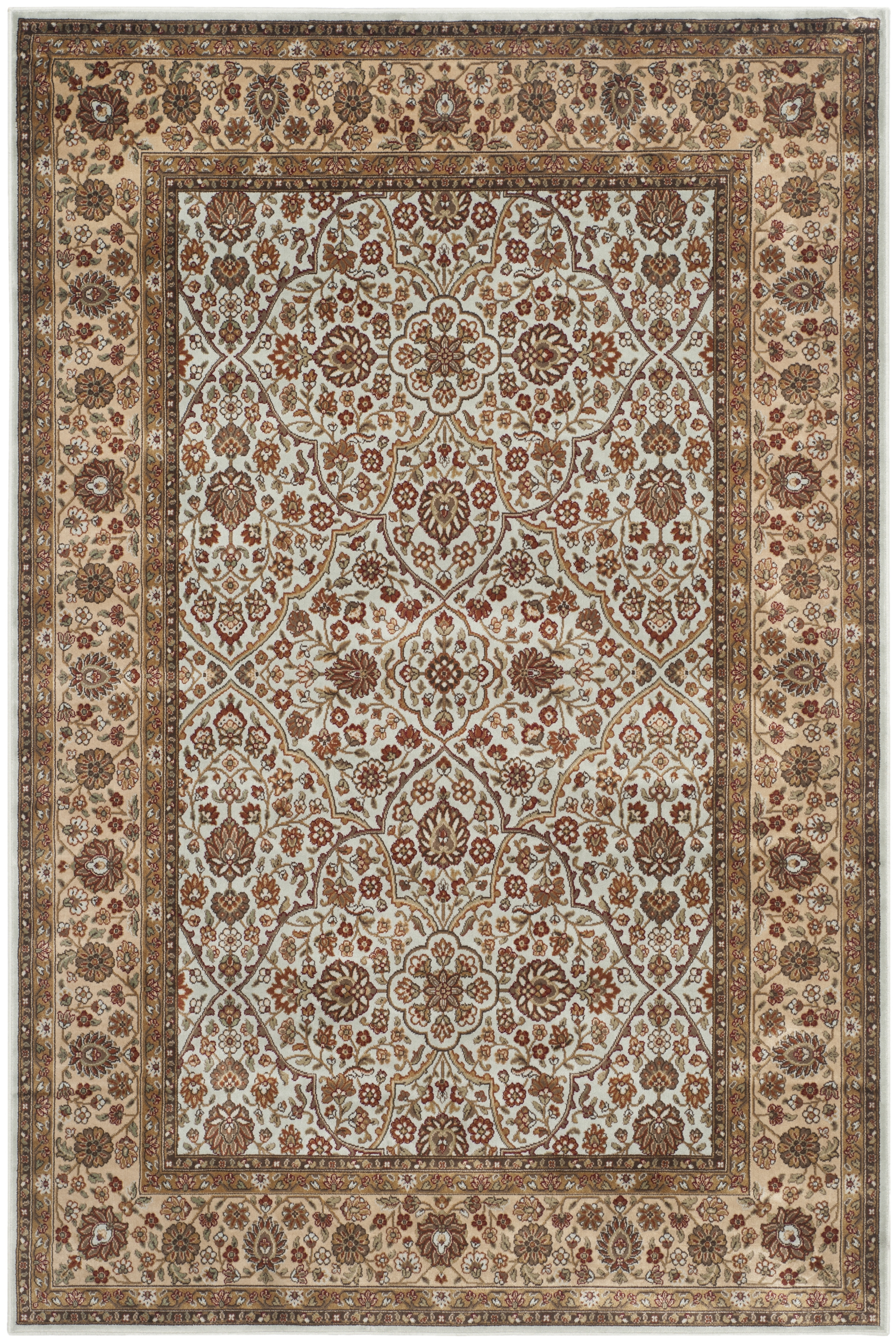 Arlo Home Woven Area Rug, PEG606L, Light Blue/Ivory,  5' 3" X 7' 3" - Image 0