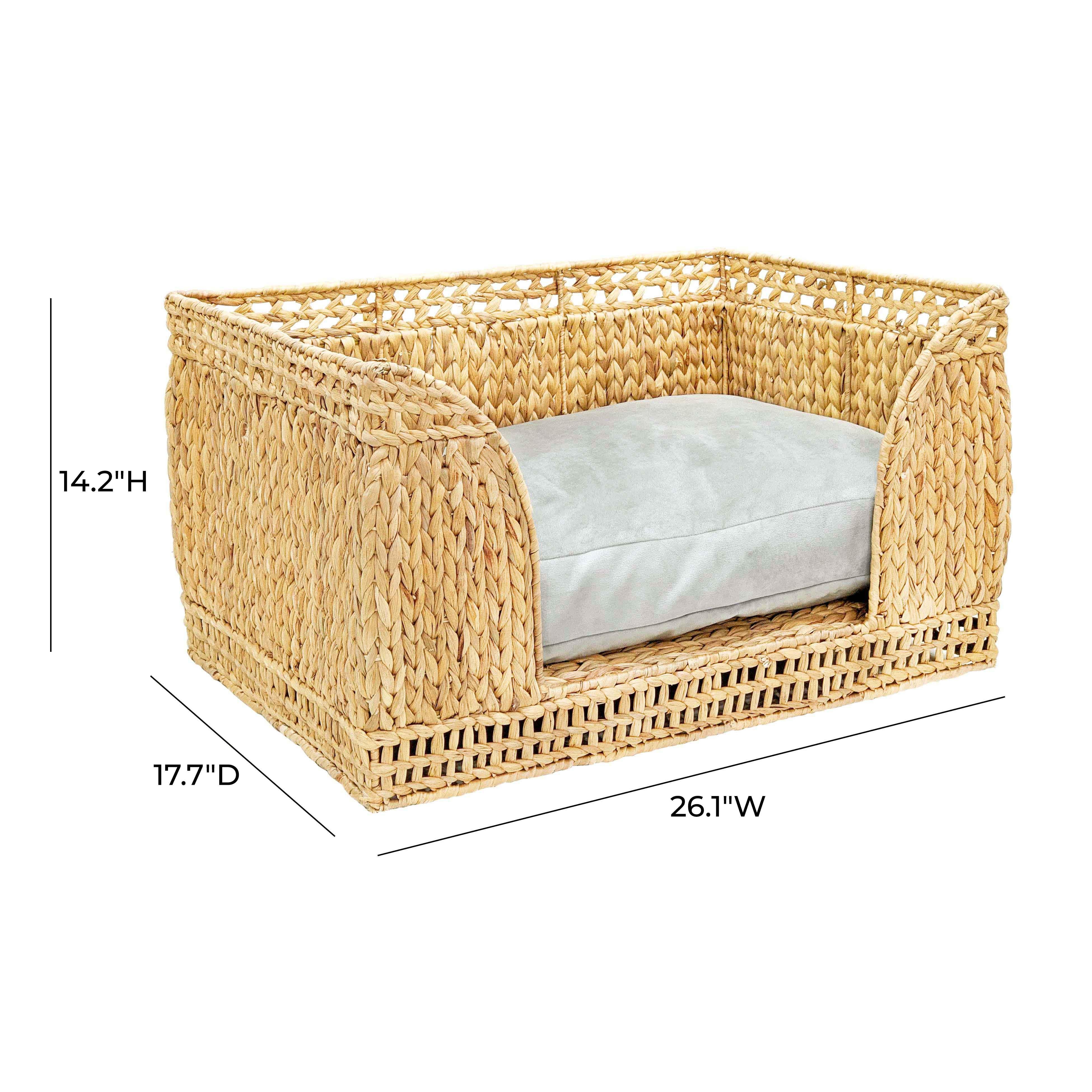 Milou Natural Rattan Small Pet Bed - Image 4