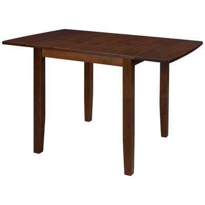 TOPMAX Wood Drop Leaf Breakfast Nook Dining Table For Small Places, Brown - Image 0