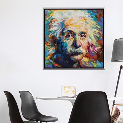Einstein by Leon Devenice - Painting Print - Image 0