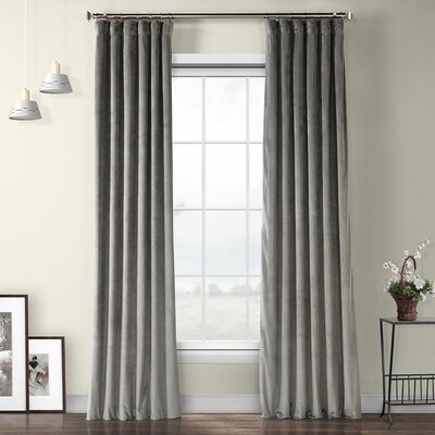 Livia Riverton Solid Room Darkening Thermal Rod Pocket Single Curtain Panel - Image 0