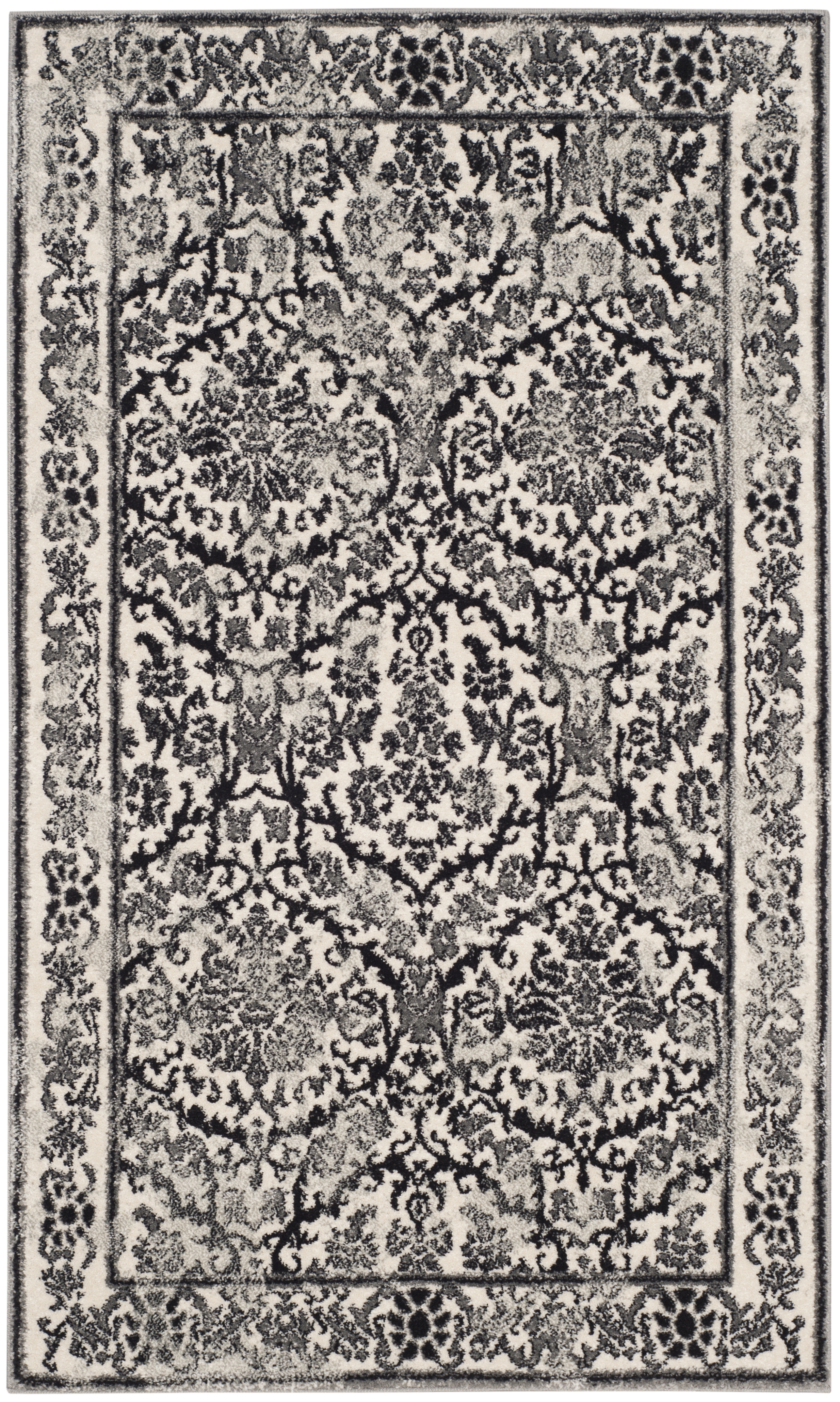 Arlo Home Woven Area Rug, EVK242D, Ivory/Grey,  3' X 5' - Image 0