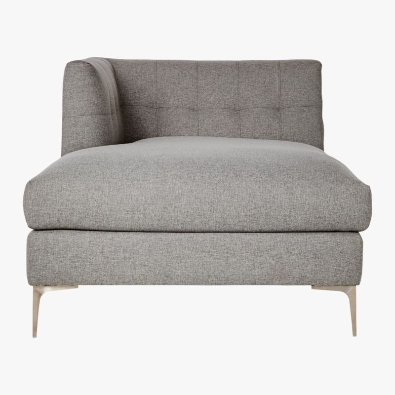 Holden Tufted Left Arm Chaise Deauville Stone - Image 1