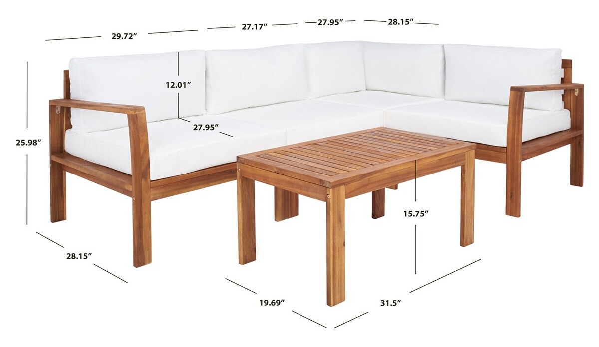 Endelia Outdoor Living Set - Natural/Beige - Safavieh - Image 8