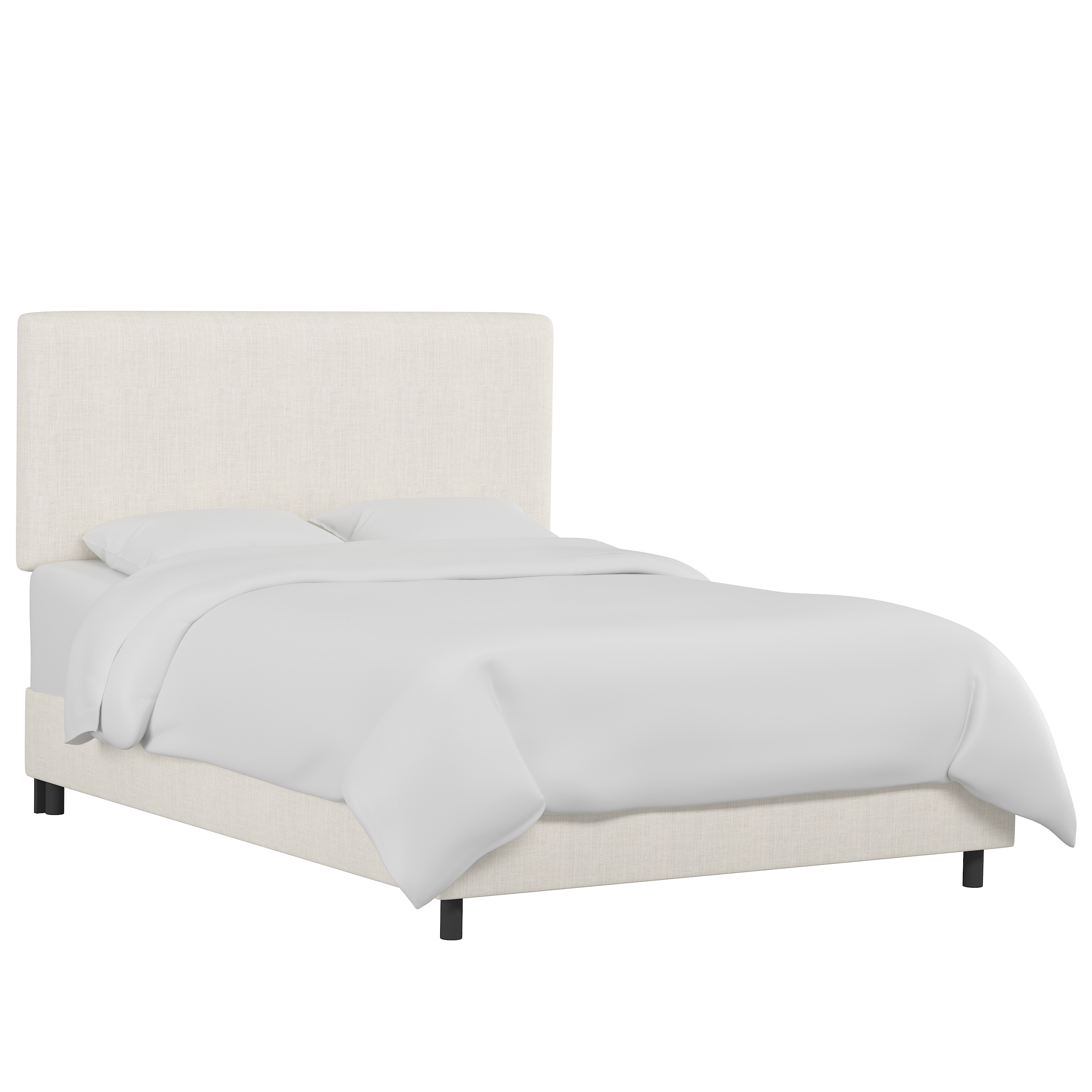 King Sawyer Bed in Linen Talc - Image 1