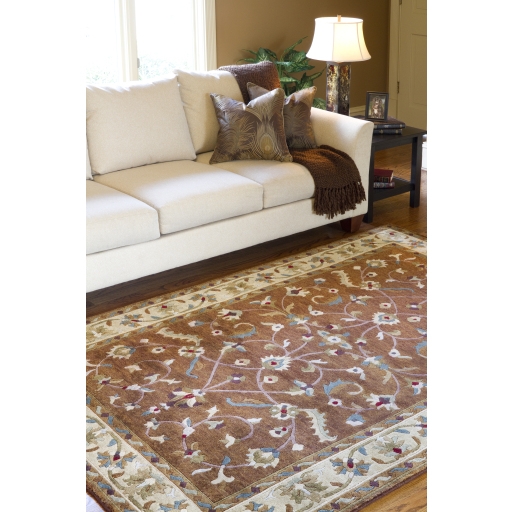 Anastacia Brown Indoor 8' x 11' Handmade Rug - Image 0