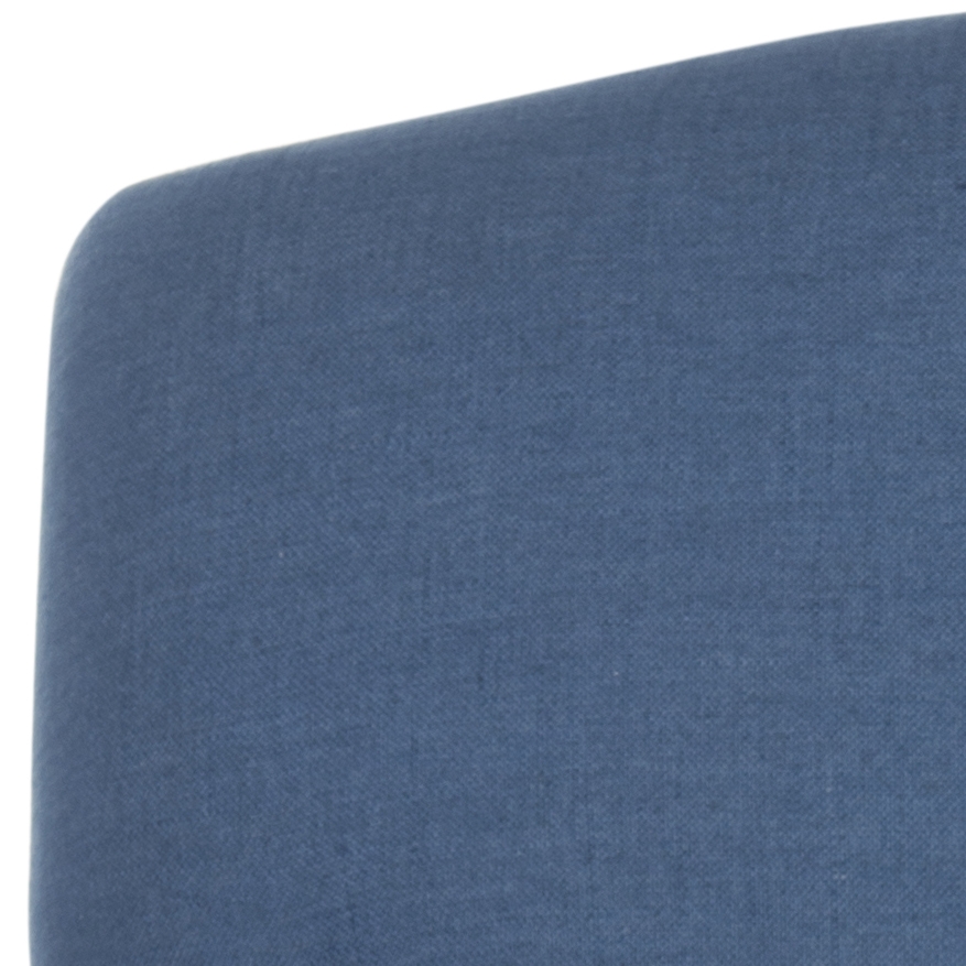 Devona Arm Chair - Silver Nail Heads - Steel Blue/Black - Arlo Home - Image 3