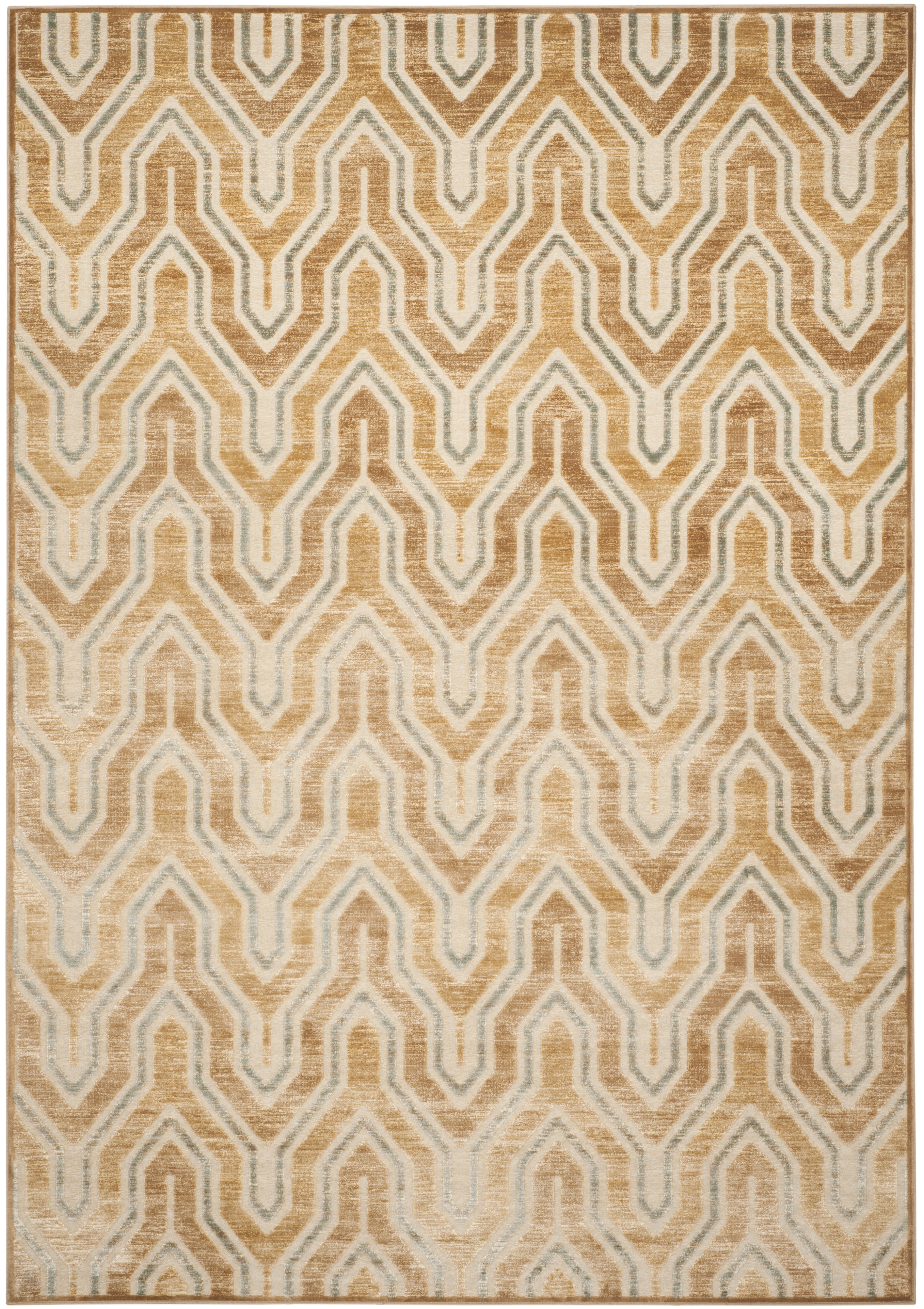 Arlo Home Woven Area Rug, PAR352-2640, Taupe/Multi,  8' X 11' 2" - Image 0