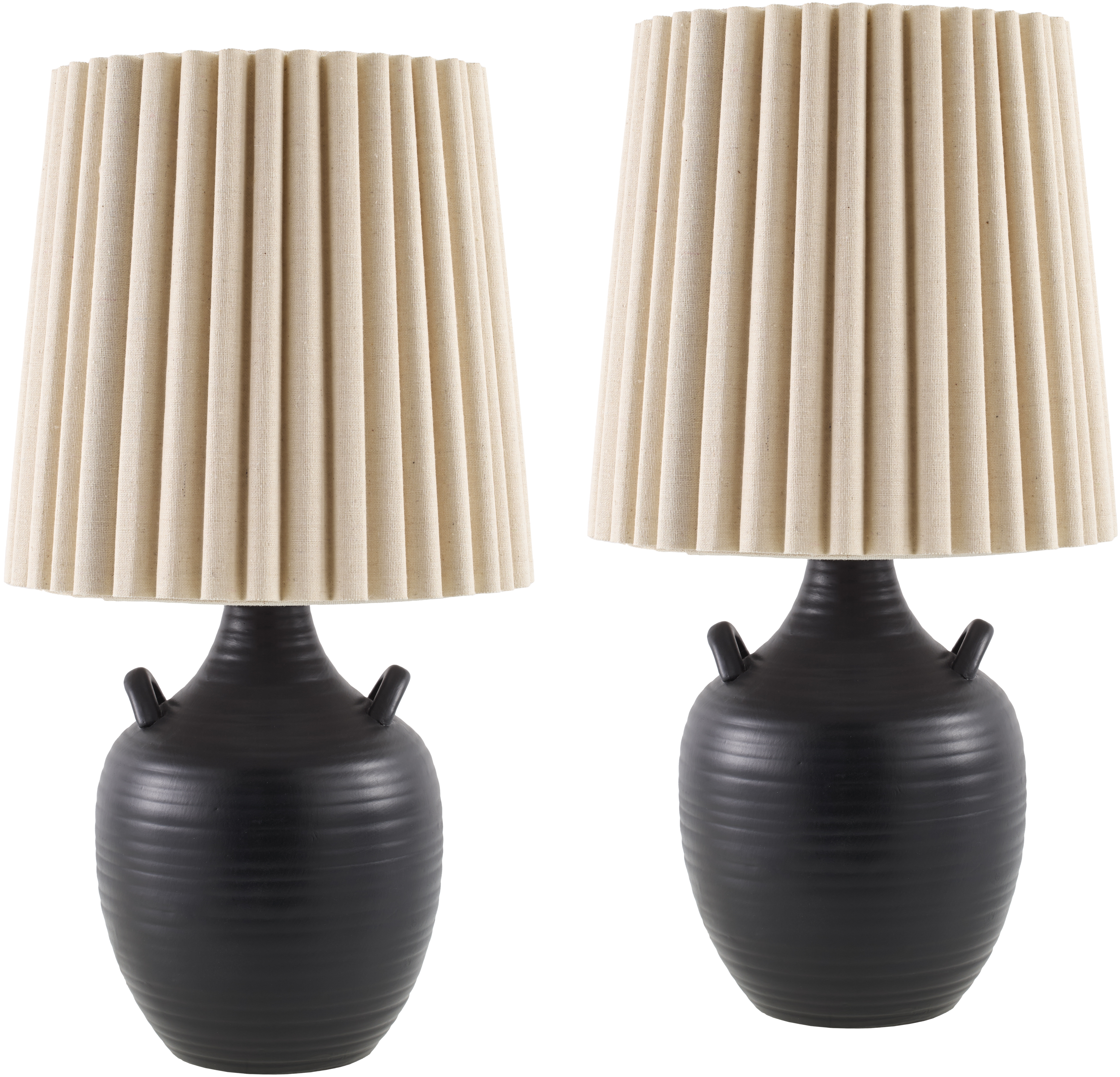 Sunken  Blackened 19"H x 9"W x 9"D Accent Table Lamp - Image 0