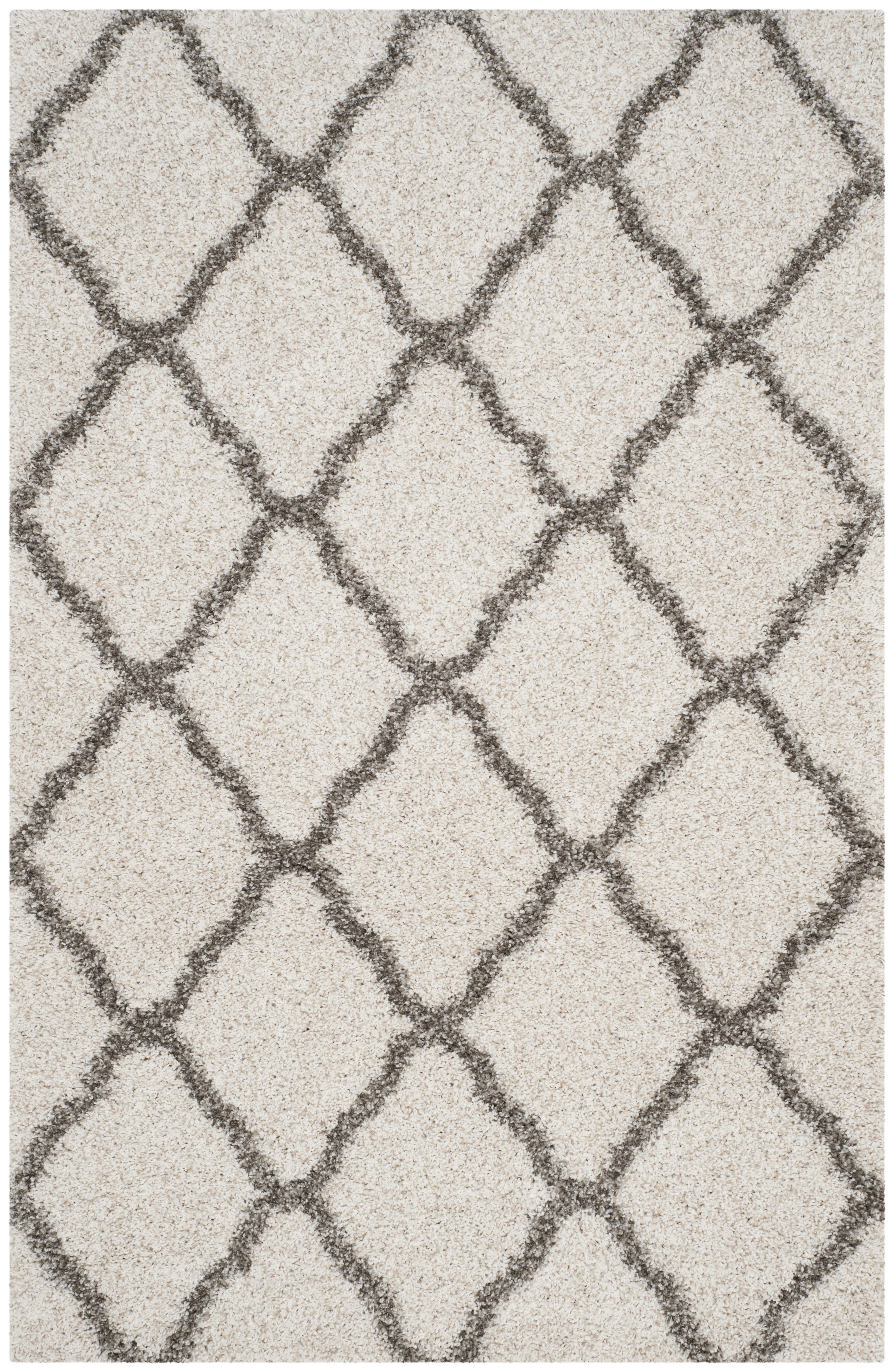 Arlo Home Woven Area Rug, SGH283A, Ivory/Grey,  4' X 6' - Image 0