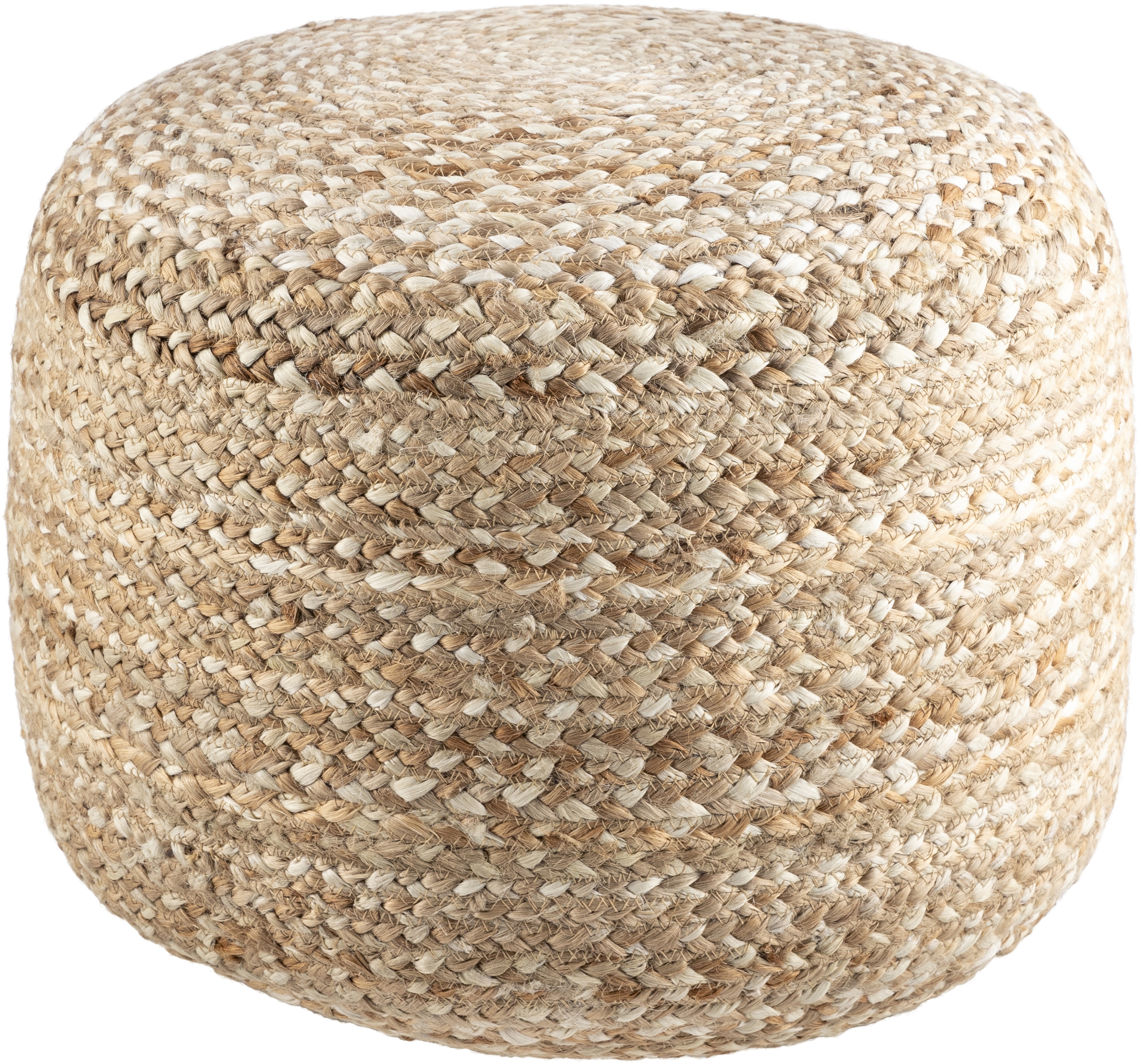 Livabliss Yaroslave Woven Pouf - Image 0