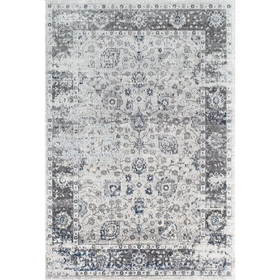 Lavalley Floral Power Loom White Indoor / Outdoor Area Rug - Image 0