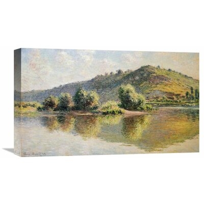 'The Seine at Port-Villez' by Claude Monet Painting Print on Wrapped Canvas - Image 0