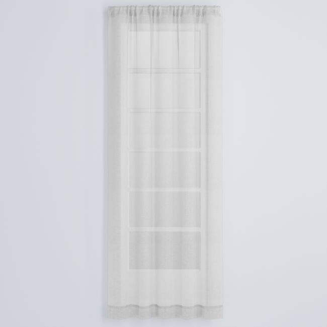 Hemp Light Natural 50"x108" Curtain Panel - Image 0