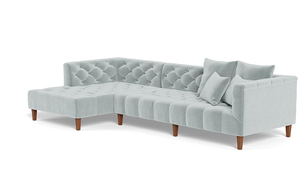Ms. Chesterfield Sectional Sofa with Left Chaise by Apartment Therapy - Image 2