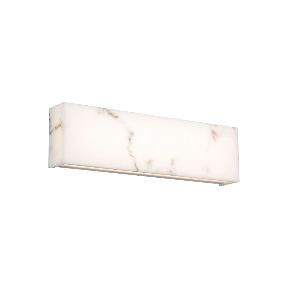 linear marbled sconce 18", White - Image 0