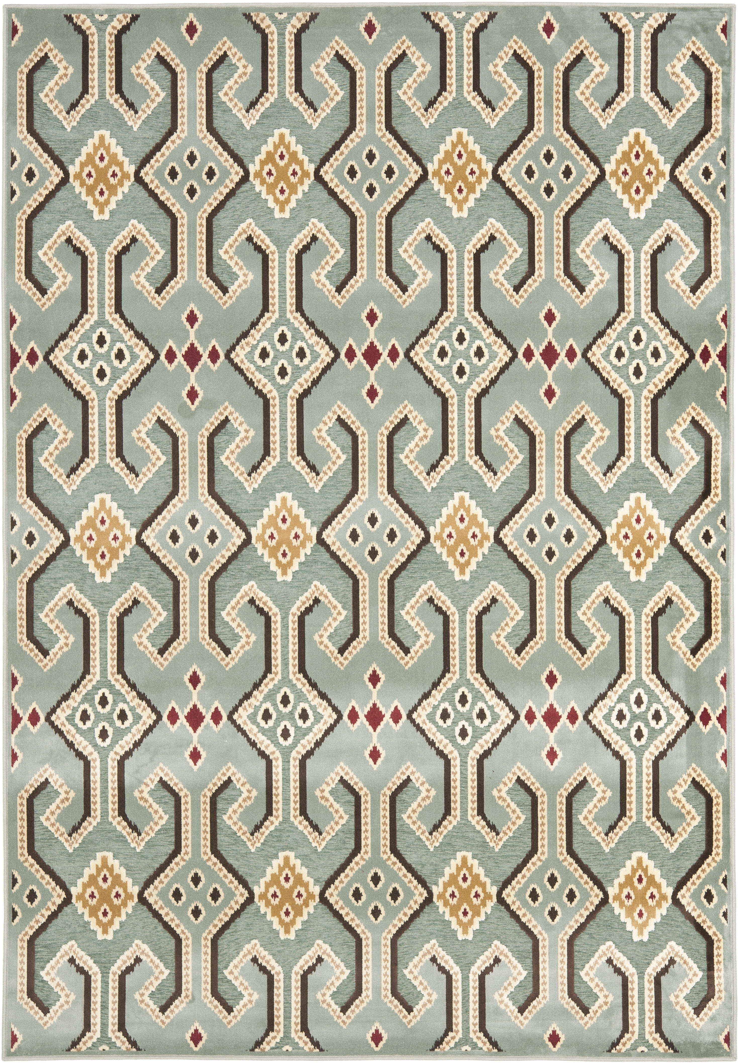 Arlo Home Woven Area Rug, PAR152-110, Blue/Multi,  5' 3" X 7' 6" - Image 0