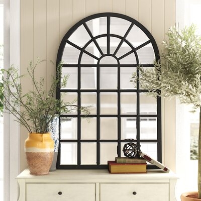 Ealey Arched Windowpane Mirror - Image 0
