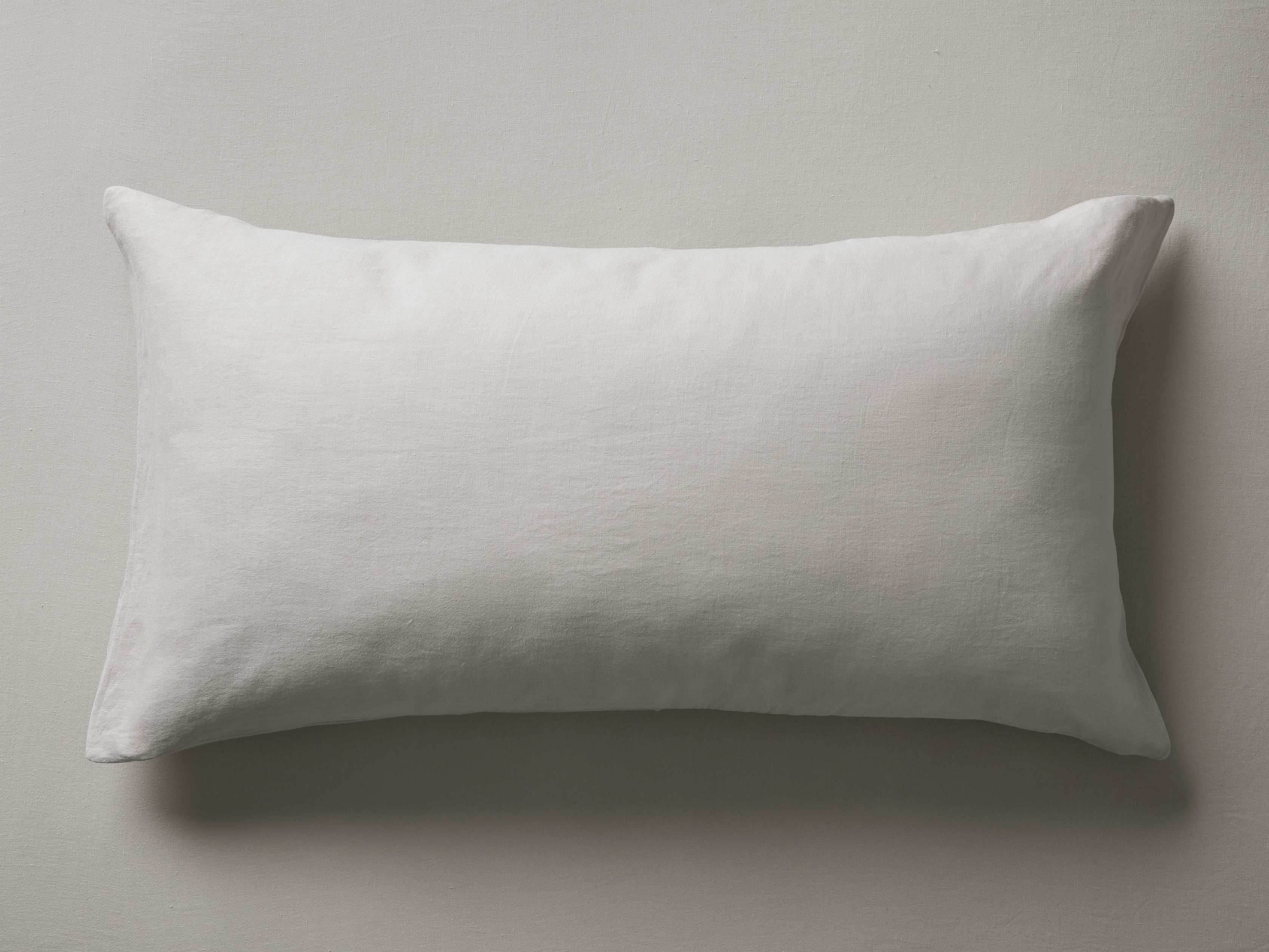 Italian Garment-Dyed Sham Linen Standard in Natural - Image 0