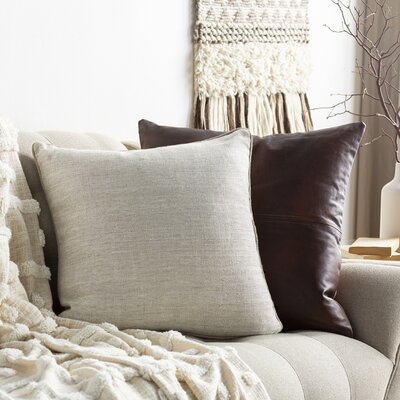 Mossley Square Linen Pillow Cover - Image 0