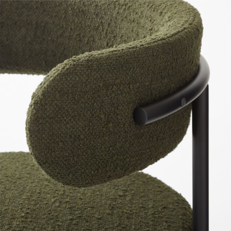 Inesse Boucle Green Dining Chair - Image 5